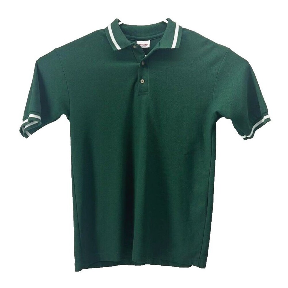 VTG Hartwell Sports Green Polo Shirt Short Sleeve Men’s Size Medium